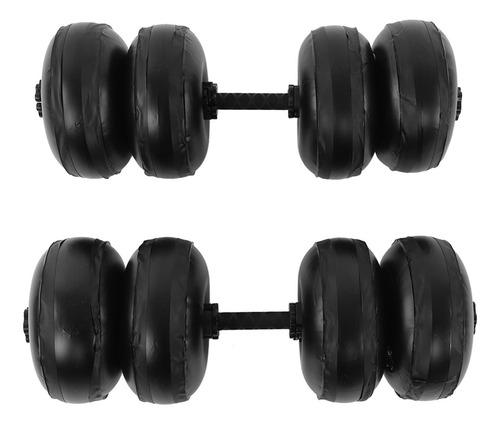 Juego De Mancuernas De Viaje Rellenas De Agua 30 Kg Ajustabl
