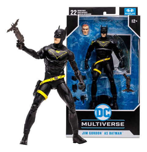 Figura De Acción Mcfarlane Dc Jim Gordon As Batman 12
