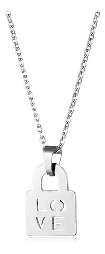 Collar Con Colgante De Amor En Pareja Para Mujer, Personalid