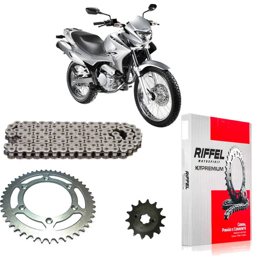 Kit Transmision Honda Nx 400 Falcon Riffel Siempre Fas Motos