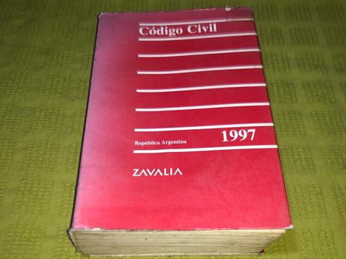 Código Civil, República Argentina 1997 - Zavalia