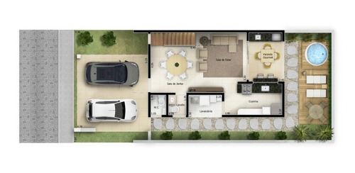 Imagem 6 de 16 de Ótima Casa Sobrado Em Condomínio Bellagio Residences, 139 M², 3 Quartos (1 Suíte), Muito Lazer, 2 Vagas Cobertas, Construtora Planeta - Ca00030 - 67807937