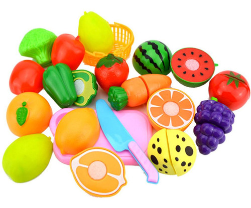 Aplicável A Cortar Frutas Vegetales Juguetes De Plástico De