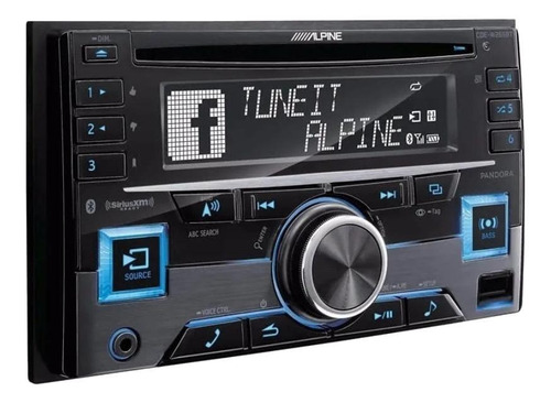 Autoestéreo para auto Alpine CDE-W265BT con USB y bluetooth