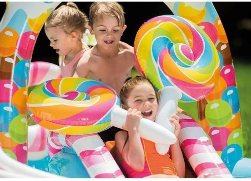 Imagen 6 de 7 de Piscina Inflable Candy Zone Centro De Agua Intex 380 Litros