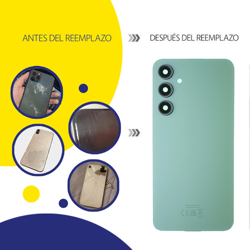 Tapa Trasera Para Samsung Galaxy S23 Fe S711 Cristal Cámara