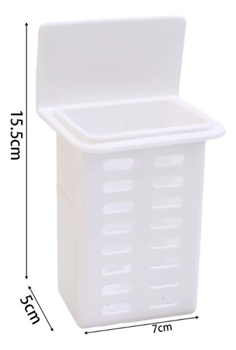 Set De 2 Cestos Para Cubiertos O Accesorios Blanco