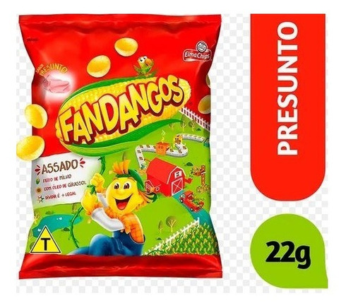 Salgadinho Fandangos Presunto 22g - Elma Chips- Caixa 120 Un