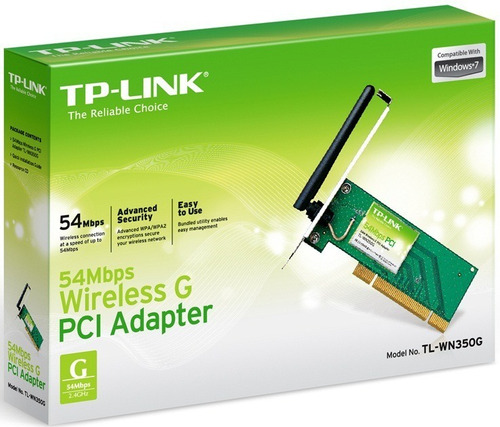 Tarjeta De Red Inalambrica Pci 150mbps Tp-link Tl-wn350gd