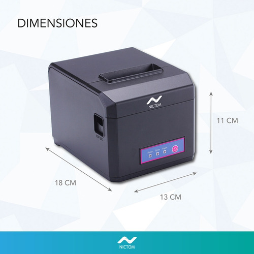 Imagen 5 de 5 de Impresora Termica 80mm Comandera Tickets Usb Simil Epson .