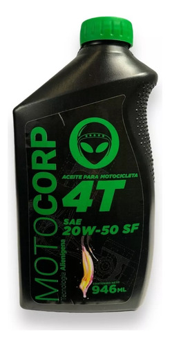 Aceite Mineral Motocorp Sae 20w50 4t Api Sf Moto 4t 946ml