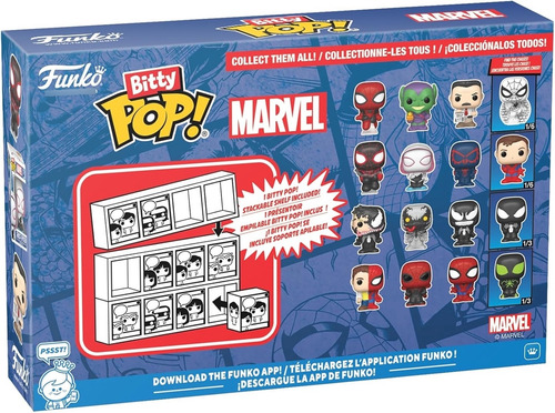 Funko Bitty Pop: Marvel Spider-man - Miles Morales 4 Pack