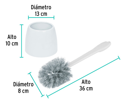 Cepillo Limpiador Wc Klintec Truper Con Base