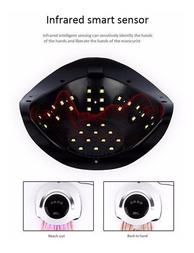 Combo Cabina Uv/led Sun 120w Tactil + Torno Profesional
