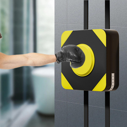 Bolsa De Boxeo Montada En La Pared Para Boxeo, Amarillo 40cm