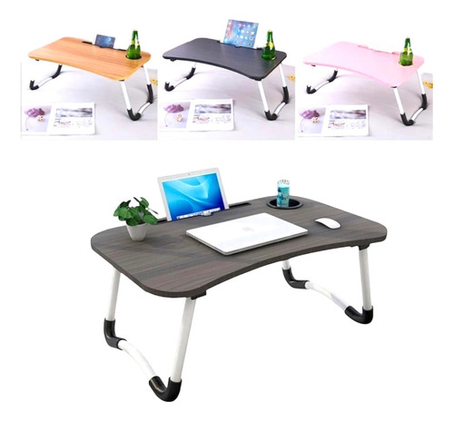 Mesa Plegable Escritorio Portatil Cama Notebook Comer Leer 