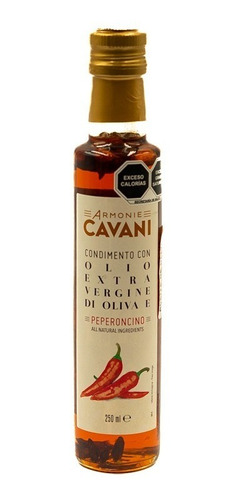 Aceite De Oliva Extra Virgen Con Peperoncino Cavani 250ml