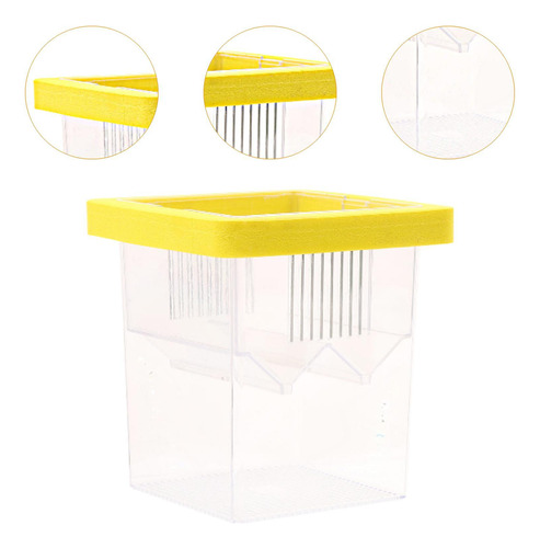 Divisor De Aislamiento Flotante, Caja De Cría De Amarillo