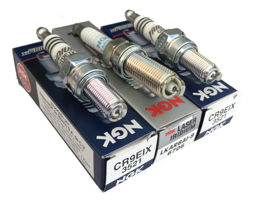 Imagen 1 de 1 de Set De Bujias Ngk Para Pulsar Ns200, Rs200, As200 Y Dominar 400