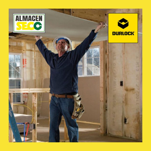 Placa Durlock Materiales X M2 Tabique Simple Completo Blanco
