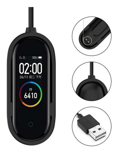 Cable Cargador Para Reloj Mi Smart Band 3 4 O Band 5 Xiaomi 