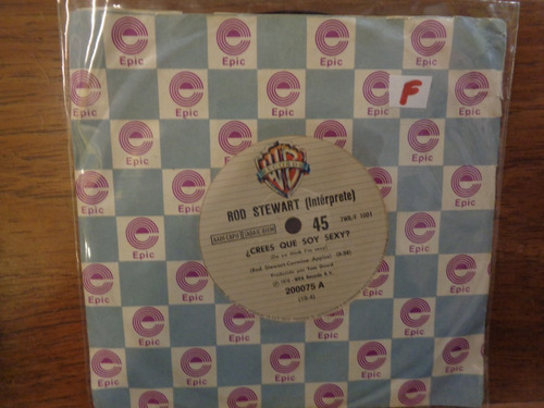 Rod Stewart Crees Que Soy Sexy ? Simple H Pop Vinilo