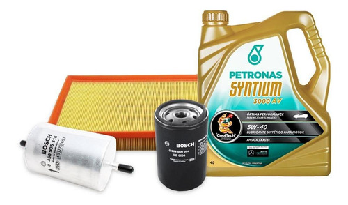 Kit Filtros + Aceite Syntium Vw Golf Iv Gti 1.8i Turbo 1999-