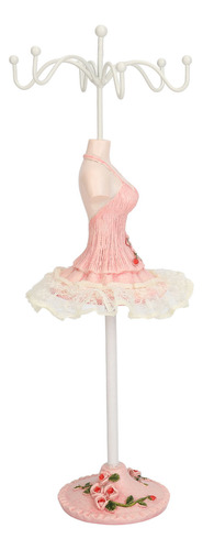 Estante Con Soporte Para Pendientes Rosas Para Collares Y Pr