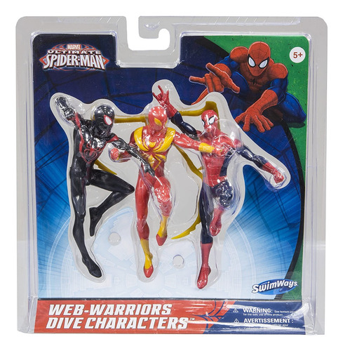 Figuras De Acción Ultimate Spiderman Web-warriors Swimways