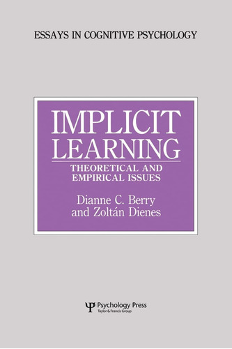 Libro: En Ingles Implicit Learning Theoretical And Empirica