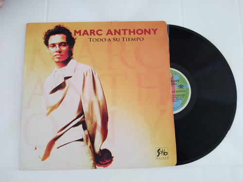 Marc Anthony Todo A Sutiempo Hasta Ayer Lp Rare Sony 1996