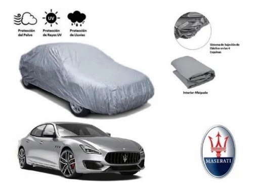 Cubierta Funda Cubreauto Afelpada Maserati Quattroporte 2021