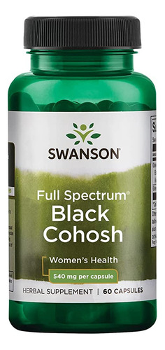 Cohosh Negro Black Alivio Menopausia Sofocos 60 Caps Eg Z3