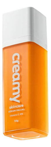 Creamy Skincare Vitamina C 30ml | Sérum Facial, Vitamina C 10%, Aumenta Firmeza da Pele, Previne Rugas Finas, Clareador de Manchas | Todos os Tipos de Pele