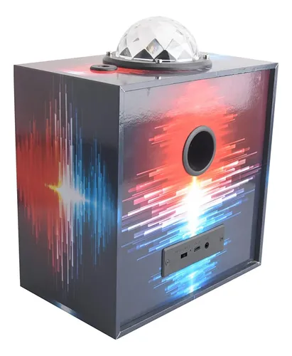 Altavoz Bluetooth Inalámbrico Beat Box Con Luces Led Danzant