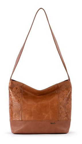 The Sak De Young Leather Hobo, Tobacco Floral Relieve Ii, Ta