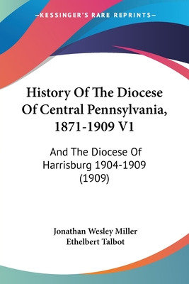 Libro History Of The Diocese Of Central Pennsylvania, 187...