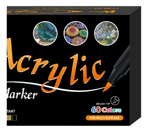 Lrxp Sroje Juego De Marcadores De Pintura Acrílica