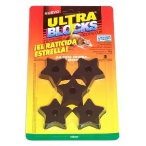 Raticida 100gr. Para Exterior Blister 5 Blocks Ultra