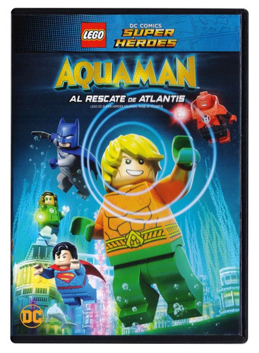 Aquaman Al Rescate De Atlantis Lego Dc Universe Pelicula Dvd