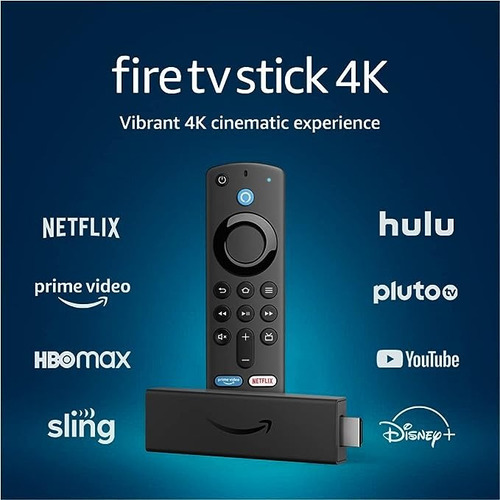 Amazon Fire Tv 4k Hdr + Control Tv 3era Generación 