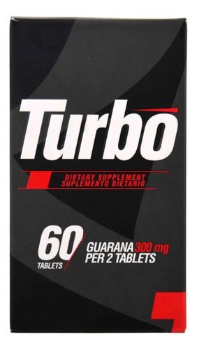 Turbo Guaraná 300mg 60 Tabletas - Unidad a $1083