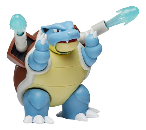 Figura De Batalla De Pokémon: Incluye Blastoise De 4.5 Pul.