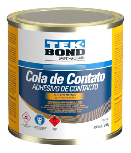 Cola Sapateiro Adesivo De Contato 200g Tekbond 24301000190