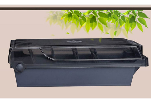 Caja De Almacenamiento De Tarjetas De Visita De Escritorio.