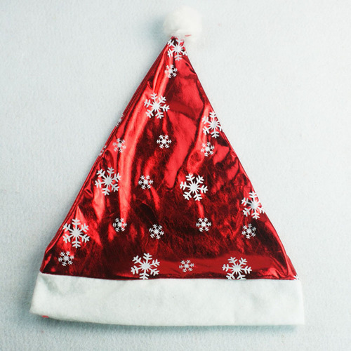 Gorro De Navidad, Gorro De Navidad, Con Forma De Copo De Nie