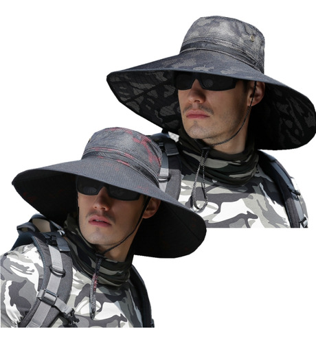 Sombrero De Pescador Con Protección Solar Para Hombre Al Air