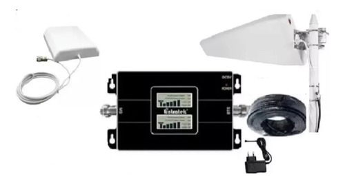 Kit Antena-amplificador De Señal Celular Doble Banda 4g