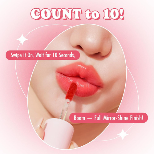 Peach C Jelly Beam Tint - Brillo De Labios Coreano De Larga