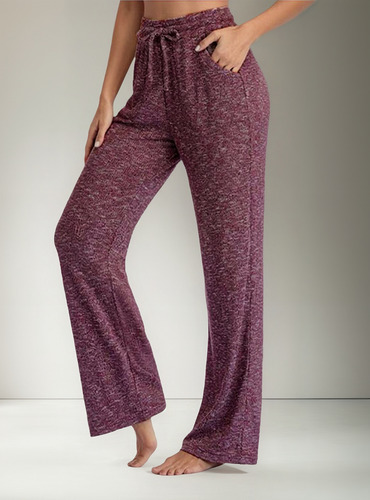 Bolsillos Lisos De Cintura Alta Para Mujer A La Moda Con Cor